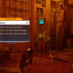 A cat talks to a grandma robot in Stray.